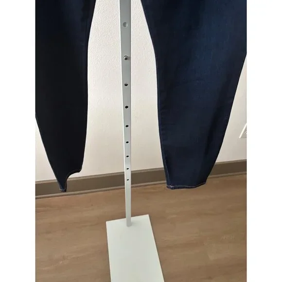 NWT Fashion Nova Jeans 13 Skinny Dark Wash High Waisted Streetwear Minimalist - Picture 12 of 14